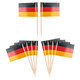 Germany Flag Printed Cocktail Sticks - 50pcs